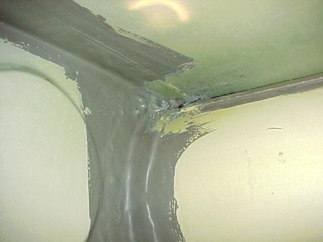 Picture of inside of the tank, top/aft of spar