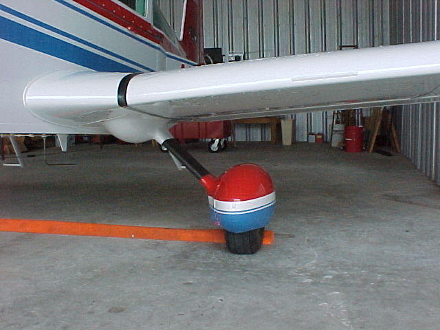 Picture of airplane with repair completed